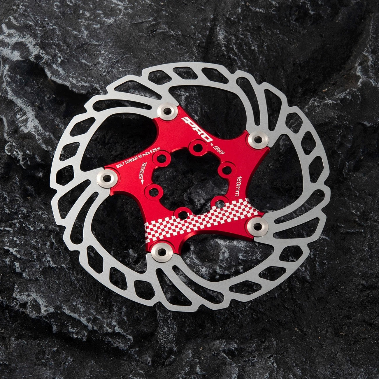 Floating Center-lock Disc Rotor with 6 bolts