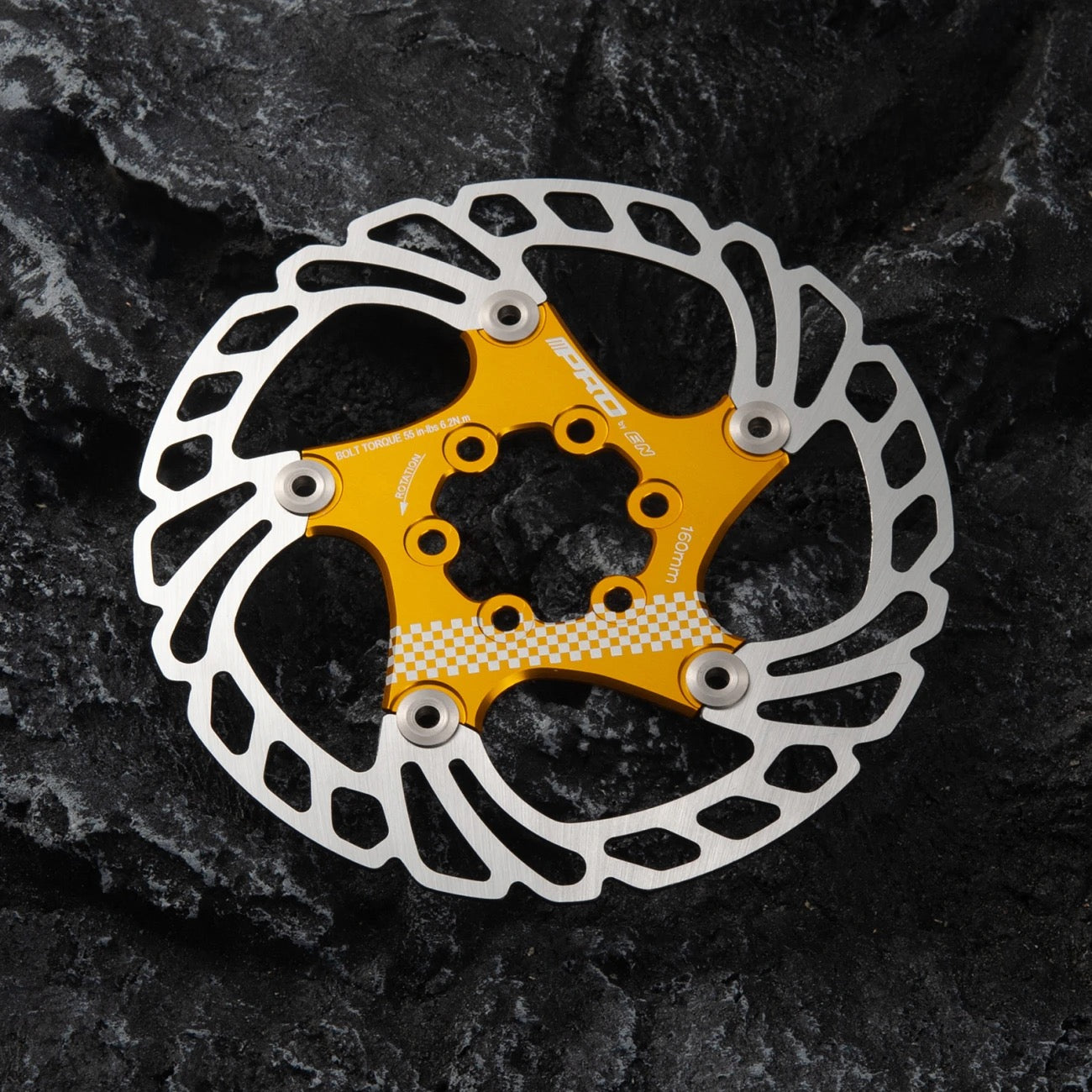 Floating Center-lock Disc Rotor with 6 bolts