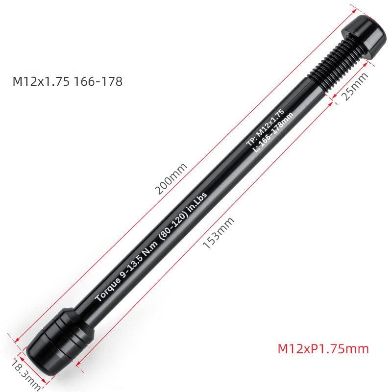 Thru-Axle Adapter for Magnetic Resistance Trainer
