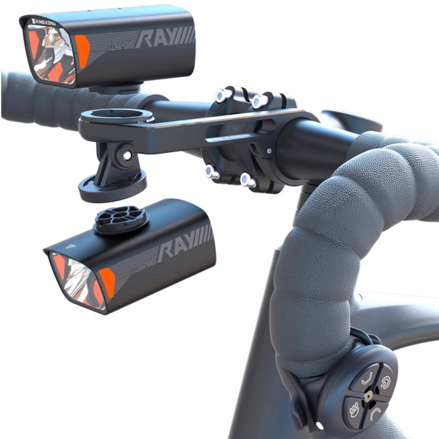 1800-lumen Front Light, Cutoff Line